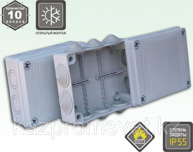 KSC 11-308а (140х190x55 коробка распаячн. о/п )IP65