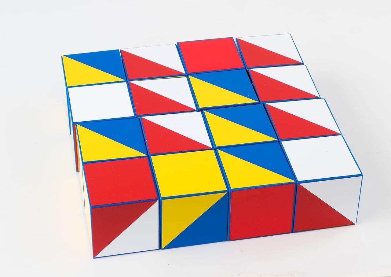 Цветные кубики Сложи узор - фото 4
