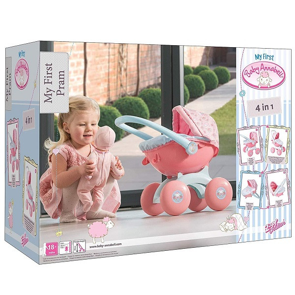Zapf Creation Baby Annabell 1423571 Бэби Аннабель Коляска для куклы высотой 36 см