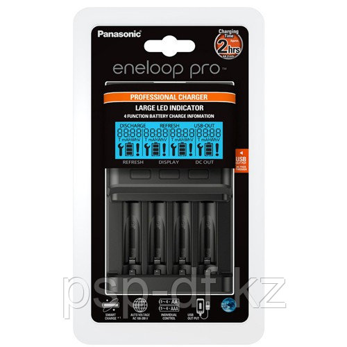 ЗУ Panasonic Advanced (BQ-CC65E) на 4 аккумулятора с USB-выходом