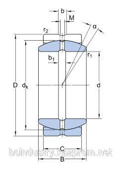 GE 50 ES  подшипник  SKF