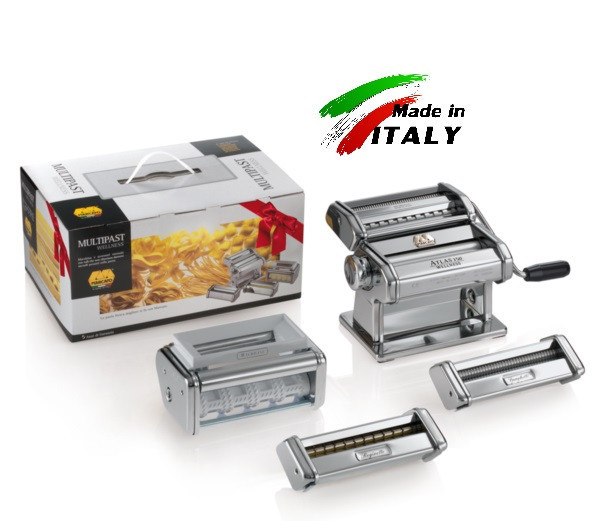 Набор для приготовления пасты Marcato Classic Multipast 150 (Atlas 150 mm + Raviolini + Reginetti + Spaghetti)