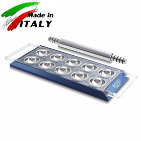 Пельменница - равиольница Marcato Design Ravioli Tablet Blu форма для приготовления пельменей равиоли, синяя