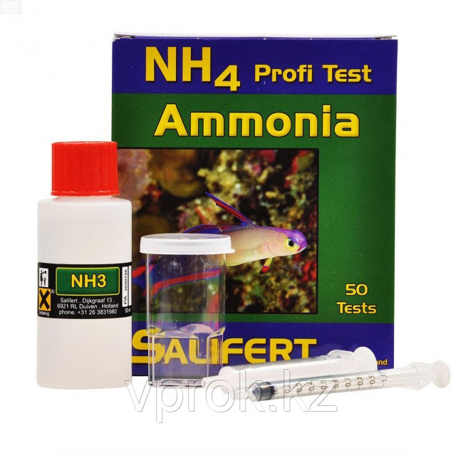 Тест на содержание аммония Salifert Ammonia NH3/NH4 - фото 1 - id-p63489687