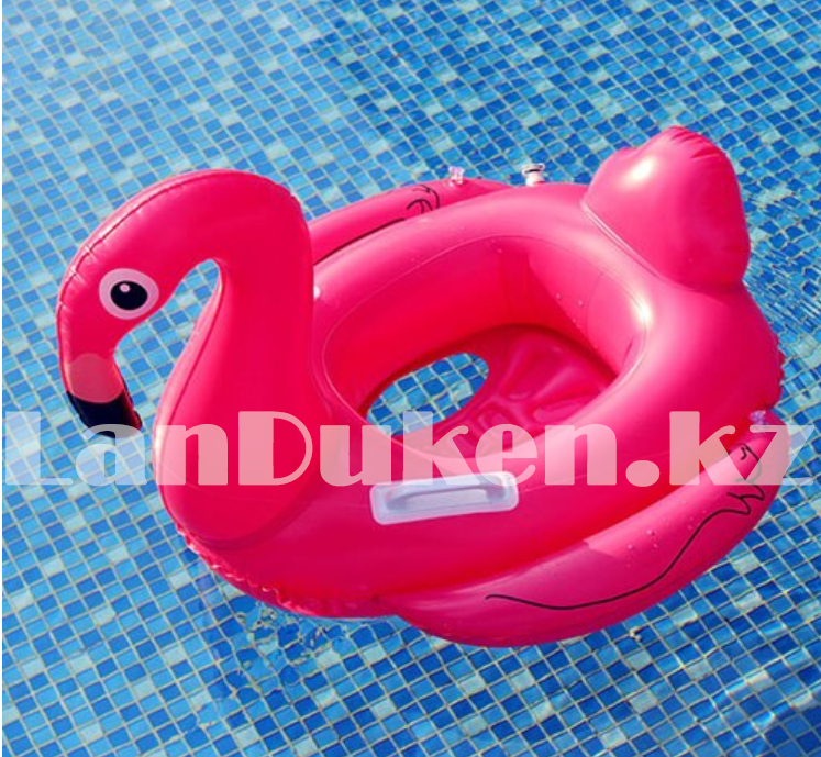 Надувной круг "Фламинго" с ручками 75*75 см - фото 7 - id-p64857156