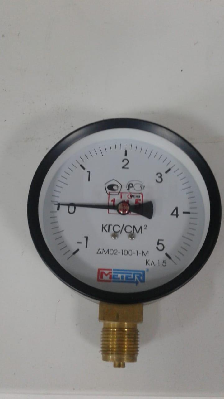 Манометр МЕТЕР ДМ 02-1 , Ряд пределов от 4 до 250, фото 1