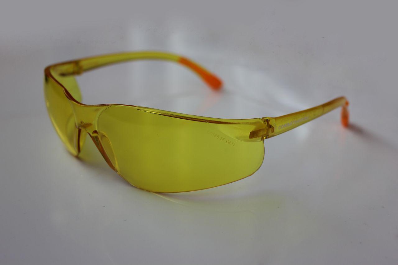 Очки защитные VS02 желтые
