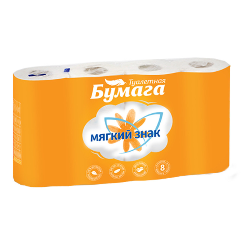 Т/б "Мягкий знак" 2/х сл 12 рул
