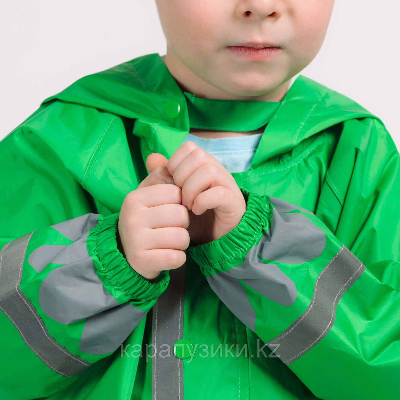 Дождевик детский зелёный лягушонок - фото 3 - id-p64862641