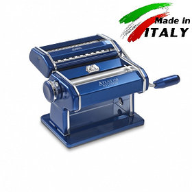 Marcato Atlas 150 Blu бытовая лапшерезка домашняя тестораскатка ручная паста машина для лапши и раскатки теста
