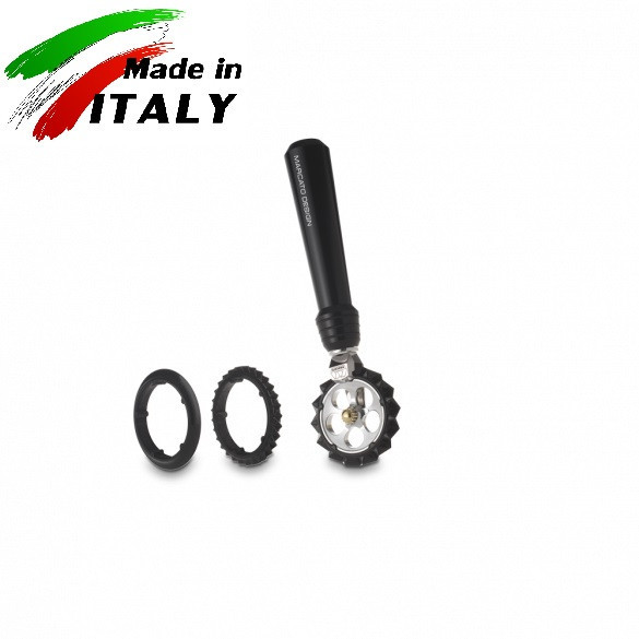 Marcato Pastawheel Nero фигурный нож для теста, лапши, черный