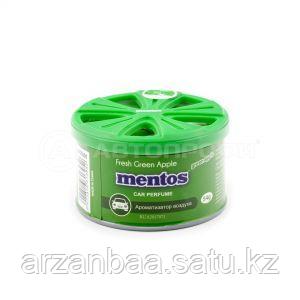 Ароматизатор воздуха «MENTOS» (GREEN APPLE) органик, банка, 54г. «Зеленое яблоко», 1/120
