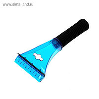 Скребок для льда с водосгоном, мягкая ручка TORSO, 21 см, цвет микс