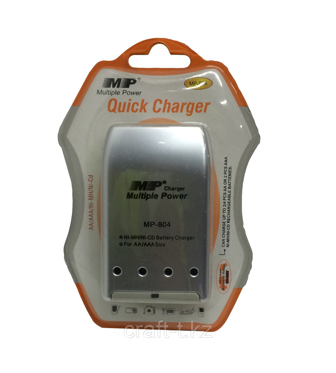 Зарядка для батареек Multiple Power MP-804  AAA- 4 шт / AA- 2 шт 