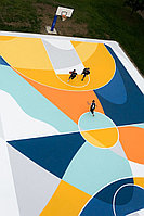 Монтаж резинового покрытия/установка резинового покрытия