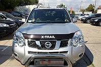 Мухобойка (дефлектор капота) Nissan X-trail (T31) 2007-2013