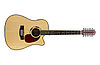 Электроакустическая 12-ти струнная гитара  Adagio MDF41127CЕQN, фото 3