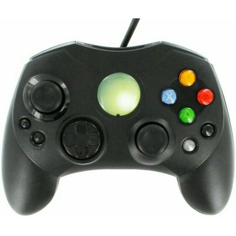 Джойстик Xbox Original (проводной) Черный геймпад в Астане. джойстики и ...
