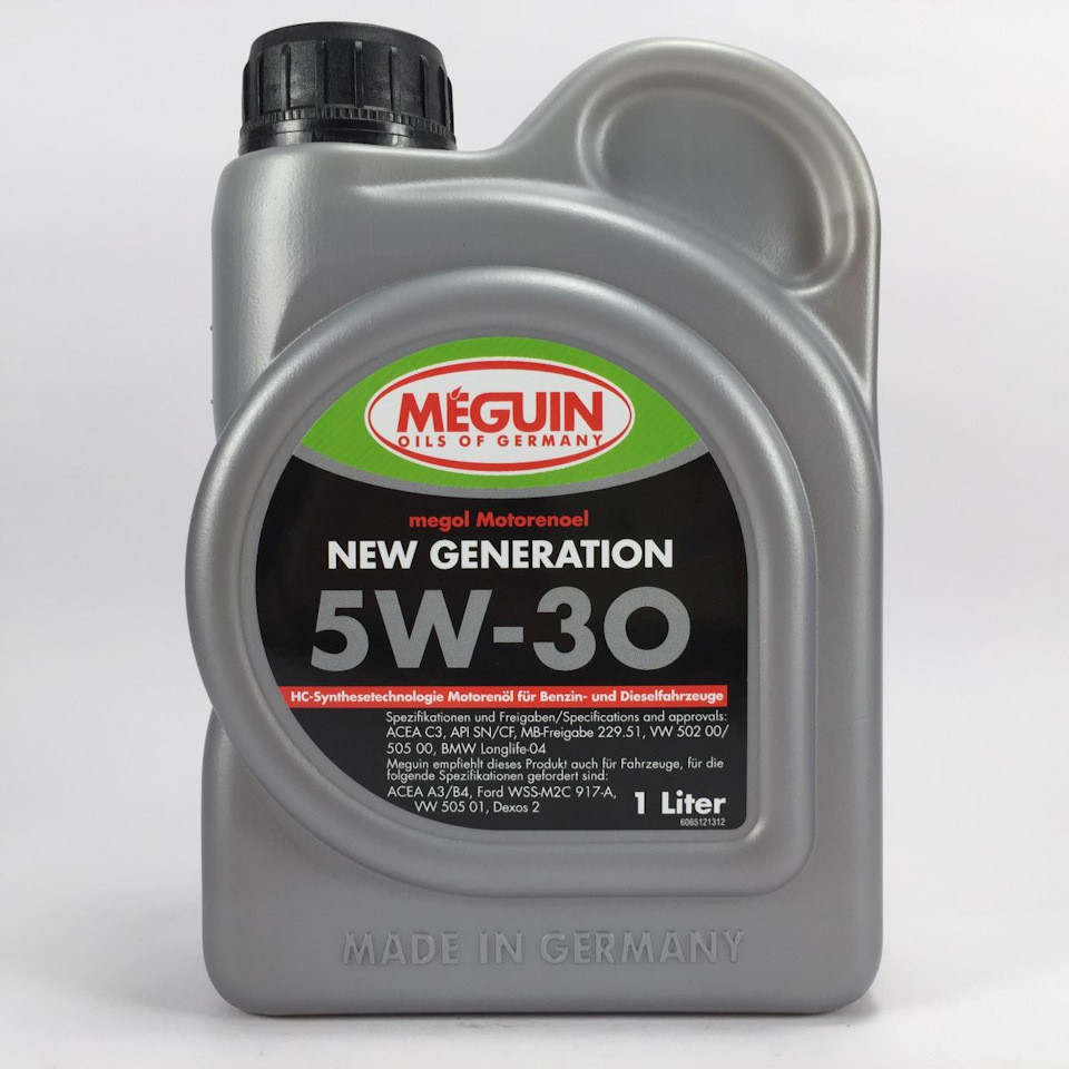 Масло моторное Meguin New Generation SAE 5W-30 1л - фото 1 - id-p65015946