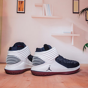 Баскетбольные кроссовки Air Jordan 32 (XXXII ) White\Blue, фото 2
