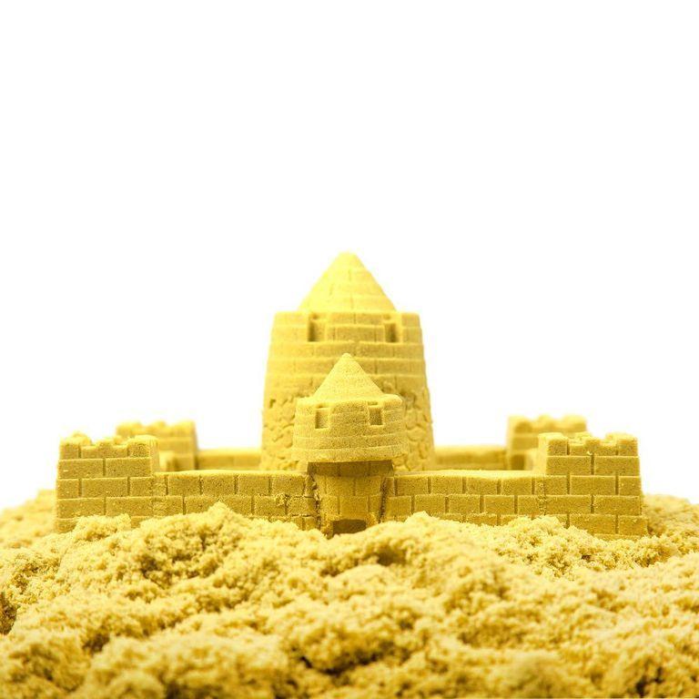 Космический пластичный песок, 3 кг. желтый - фото 3 - id-p65015833