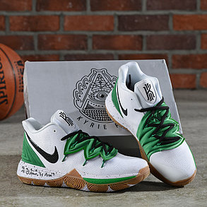 Баскетбольные кроссовки Nike Kyrie 5 White\Green, фото 4