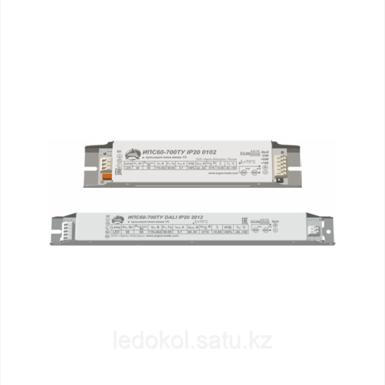 Источник питания Аргос ИПС60-700ТУ IP20 DALI 2012