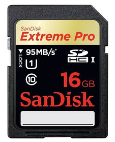 16GB/95MB/s__Class 10  SanDisk Extreme PRO/ 4K Ultra HD