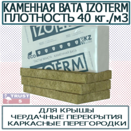 Минплита Каменная вата Изотерм IZOTERM, фото 2