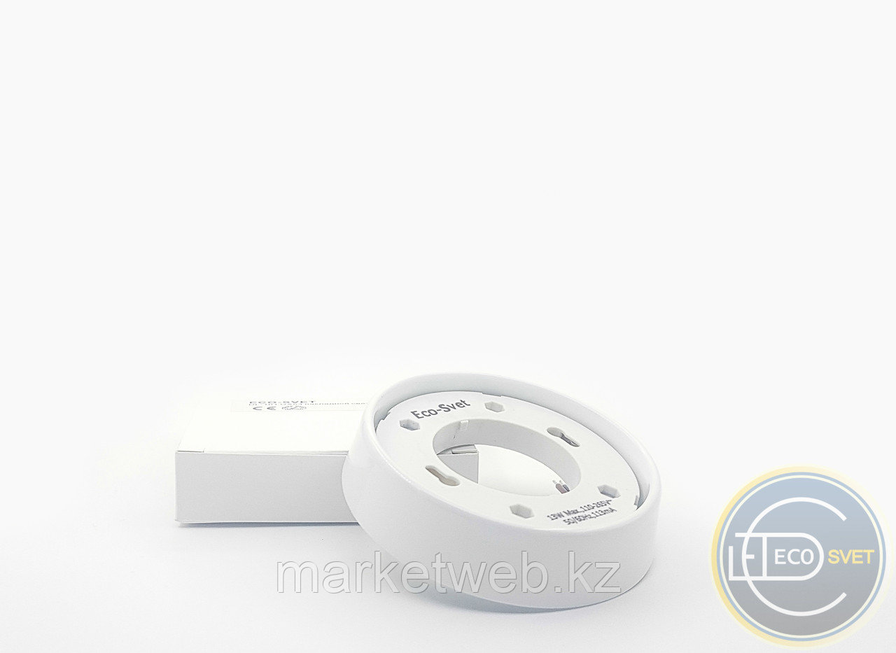 Накладной светильник для лампы GX53 Белый металл - фото 2 - id-p65019631