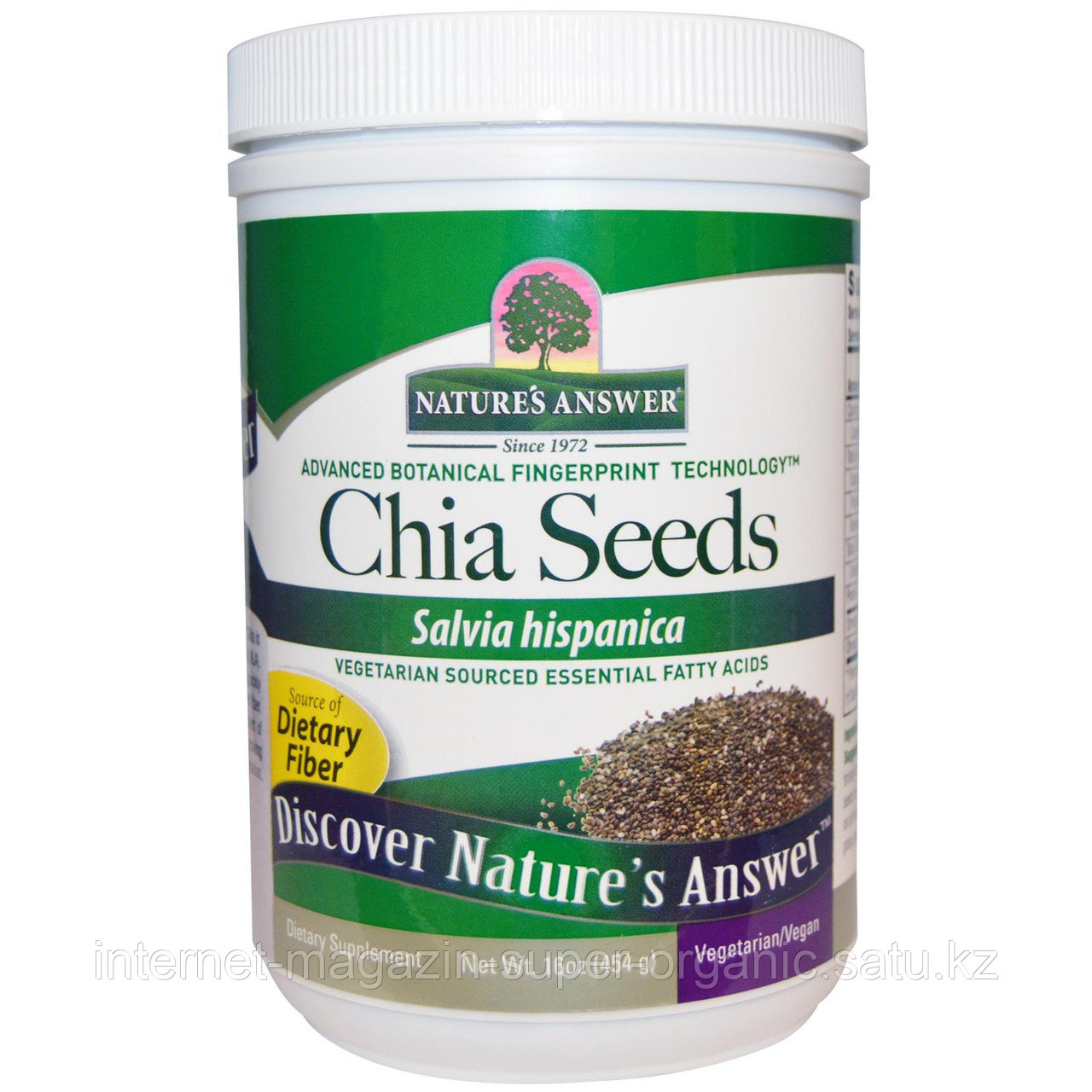 Семена Чиа (chia seed), 454 г, Nature's Answer