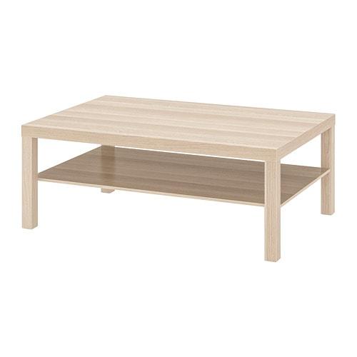 Журнальный стол ЛАКК под беленый дуб 118x78 см ИКЕА, IKEA
