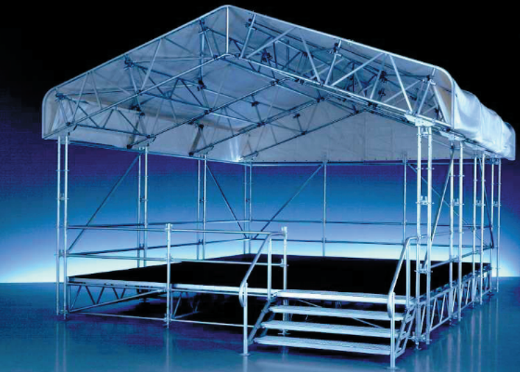Крышные системы для сцен, подиумов и трибун, крыша для подиума (крыша keder)