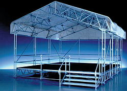 Крышные системы для сцен, подиумов и трибун, крыша для подиума (крыша keder)