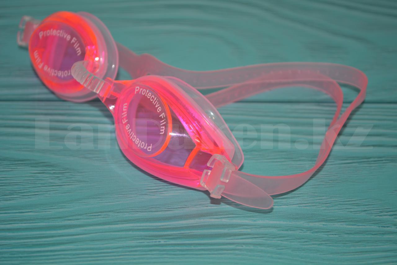 Очки для плавания в чехле Advanced swimming goggles, розовые - фото 2 - id-p65053348