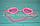 Очки для плавания в чехле Advanced swimming goggles, розовые, фото 4