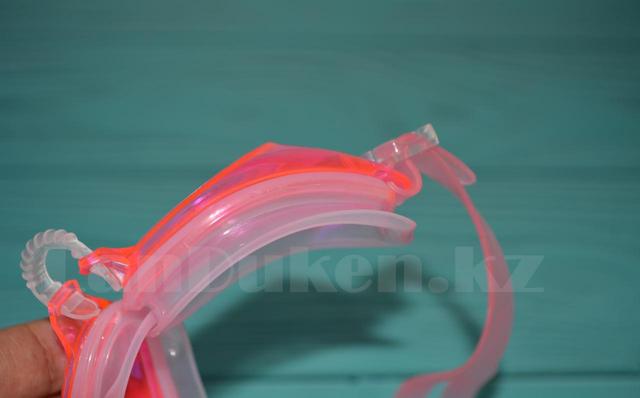 Очки для плавания в чехле Advanced swimming goggles, розовые