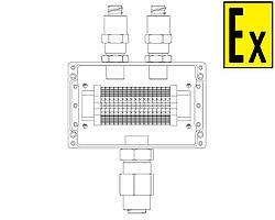 КВМК 1604 коробка коммутационная взрывозащищенная