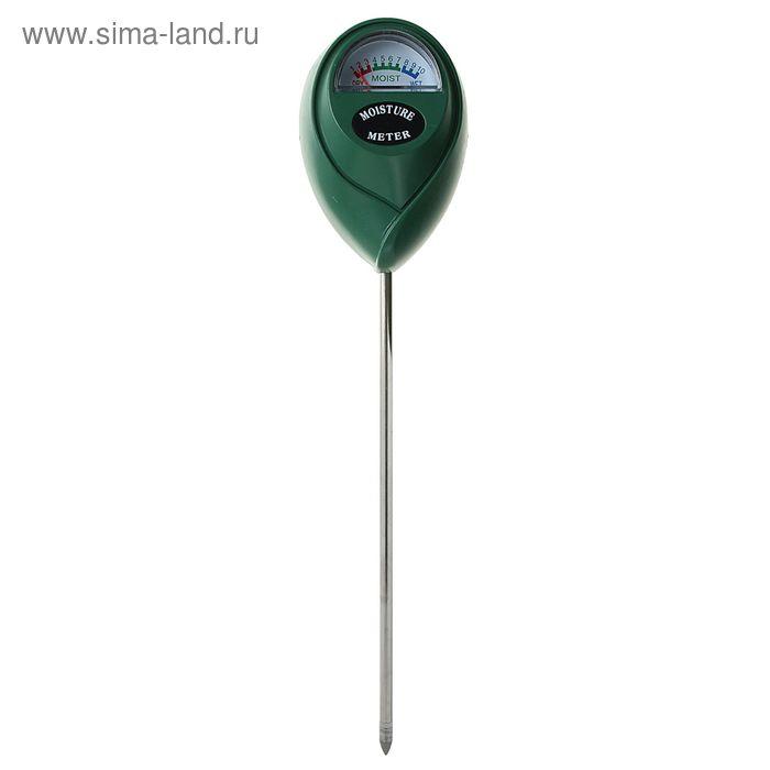 Прибор для измерения влажности почвы LuazON, механический, зеленый