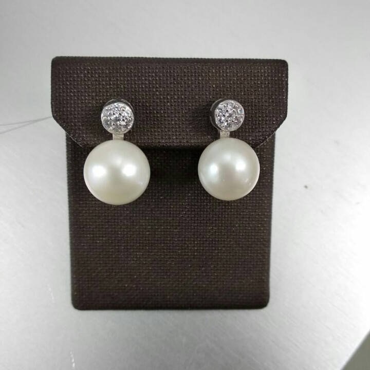 Серьги swarovski с жемчугом