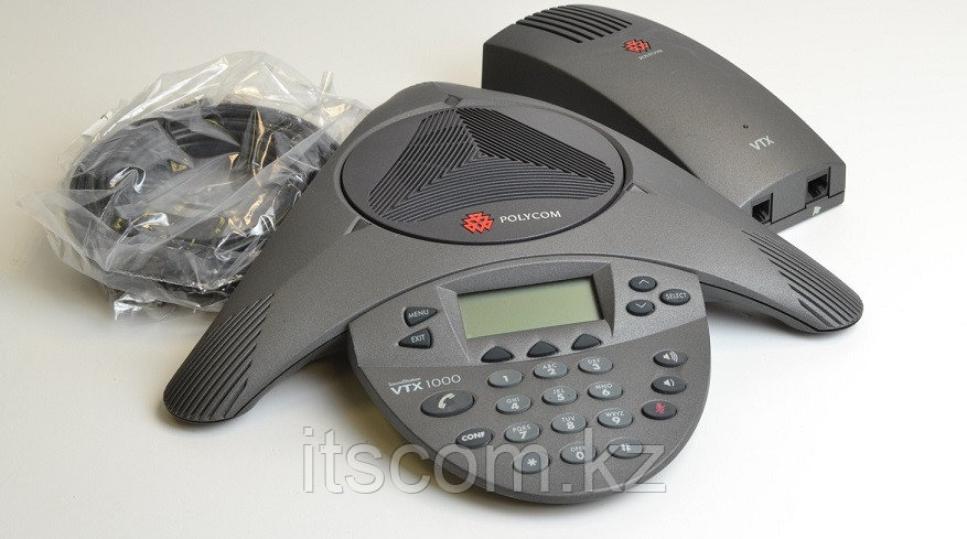 Аналоговый конференц-телефон Polycom SoundStation VTX 1000(with 2 mics, 1 subwoofer)(2200-07142-122) - фото 6 - id-p2221664