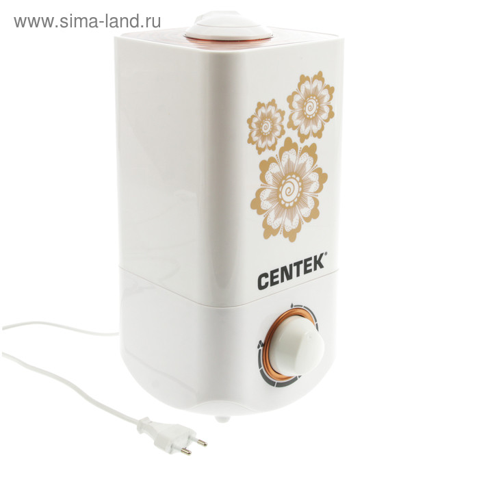 Увлажнитель воздуха Centek СТ-5102, ультразвуковой, 25 Вт, 3.8 л, белый