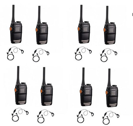 8x рации TC-320+ 8х наушника оригинал (3-5 км), фото 2
