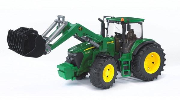 Bruder Игрушечный Трактор с погрузчиком John Deere 7930 (Брудер)