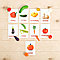 Обучающий набор «Овощи»: 9 карточек + 9 овощей, фото 2