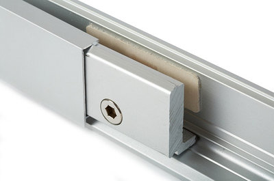 Зажимной профиль для стекла алюминиевый 40 мм.