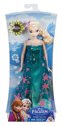 Disney Frozen Fever Birthday Party Elsa Doll, Холодное сердце Эльза