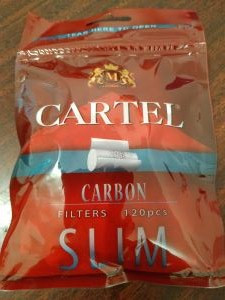 Фильтры для самокруток Cartel Carbon Slim