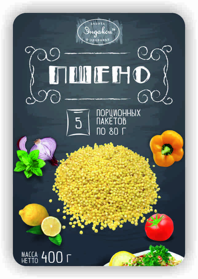 Пшено в варочных пакетах ТМ "Эндакси"