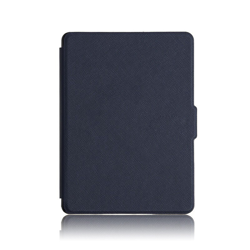 Кожаный чехол для Amazon Kindle 9 / Kindle 10 (темно-синий) - фото 1 - id-p65086655